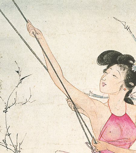 渑池-胡也佛的仕女画和最知名的金瓶梅秘戏图